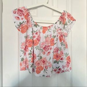 Garage S Floral Top
